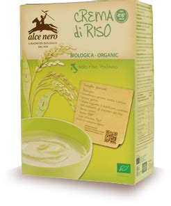 Confezione di crema di riso per neonati