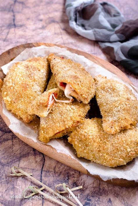 Sofficini ripieni dorati e croccanti