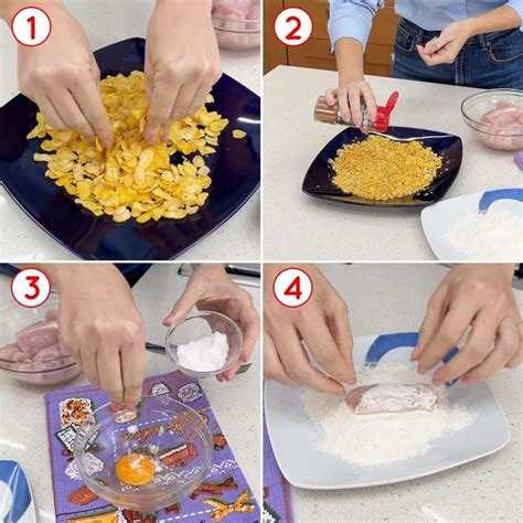 ingredienti per la panatura del pollo