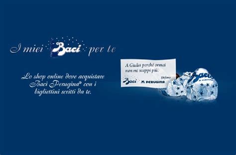 Collezione di cartigli Baci Perugina con diverse frasi