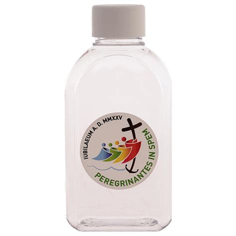 Bottiglietta di vetro con acqua di riso lattiginosa