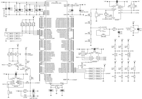 Schema di una scheda elettronica per forno
