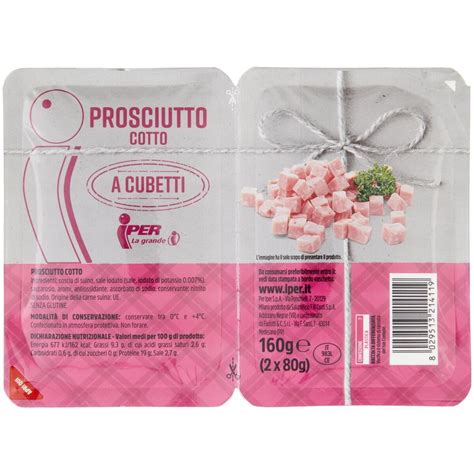 Ricotta fresca e prosciutto cotto a cubetti