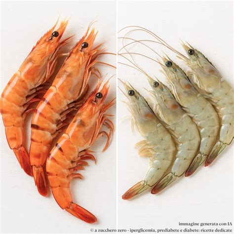 Confronto visivo tra gamberi, gamberetti e mazzancolle