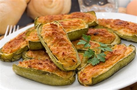 Zucchine ripiene di carne