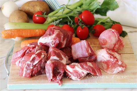 Vari tagli di carne per brodo