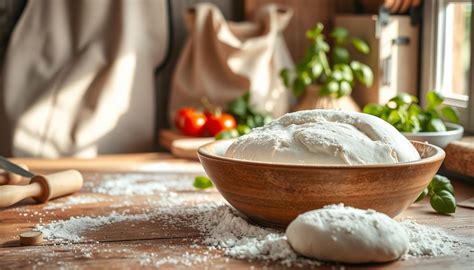 Strice di impasto per pici pronte per essere 