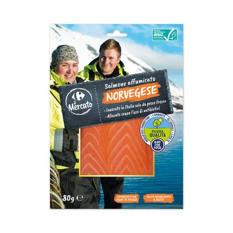 Fetta di salmone affumicato di alta qualità