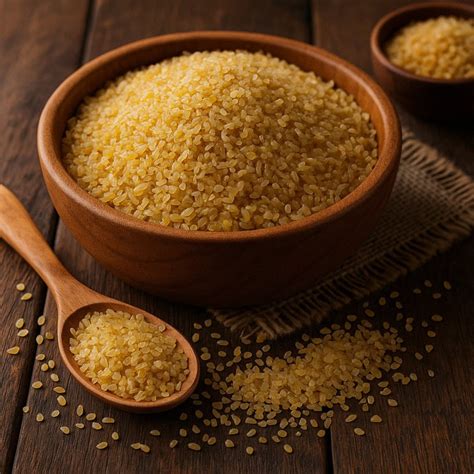Ciotola di bulgur cotto