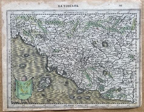 Antica mappa della Toscana
