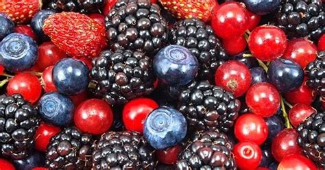 Composizione di vari tipi di frutti di bosco