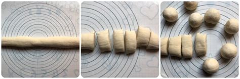 Processo di piegatura dell'impasto per i panini cinesi