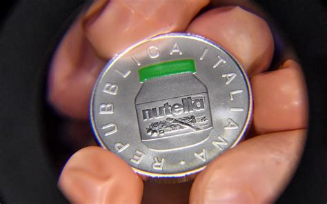 Moneta da 5 euro italiana dedicata alla Nutella
