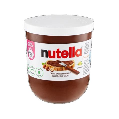 Vasetto storico di Nutella accanto a un vasetto moderno