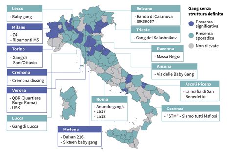 Mappa stilizzata che indica la potenziale diffusione geografica dell'uso della parola 