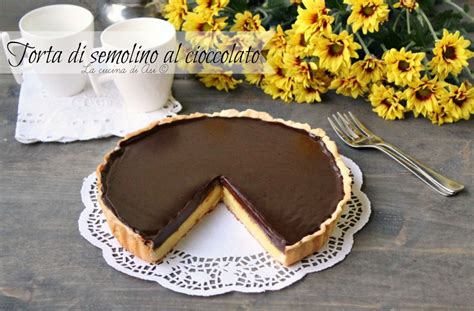 Torta al cioccolato e semolino