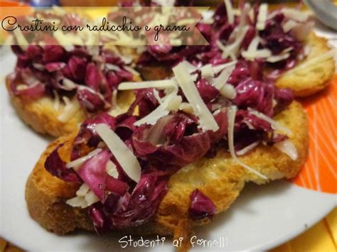 crostini con radicchio