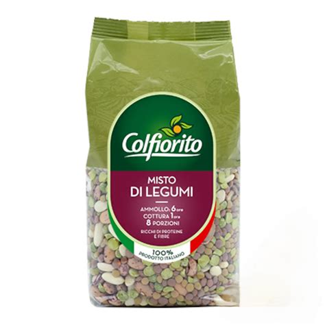 selezione di legumi misti