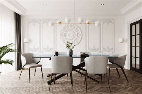 Sala da pranzo elegante di Villa Crespi