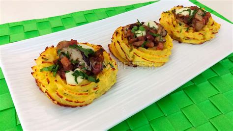 cestini di patate e zucchine