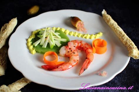 Gamberi rossi marinati con lime