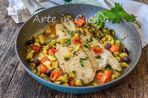Filetto di persico con verdure miste
