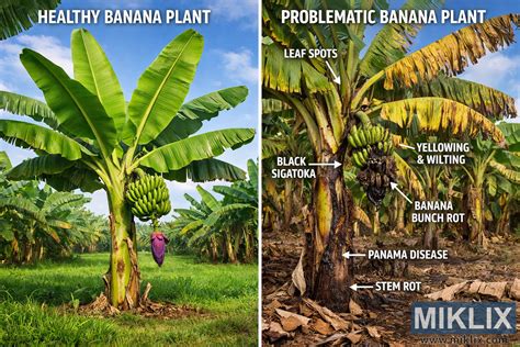 Confronto visivo tra banana convenzionale e banana biologica