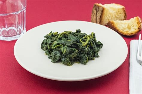 spinaci freschi e cotti
