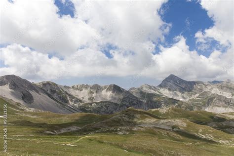 Paesaggio montano degli Appennini laziali