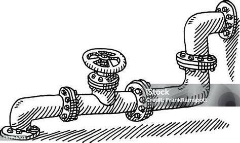Illustrazione di tubature acquedotto con punti di ruggine