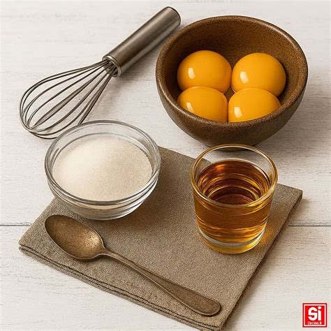 Ingredienti per lo zabaione