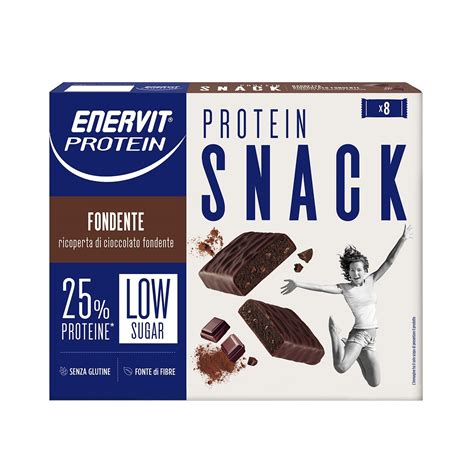 Barretta Enervit Protein Snack al Cioccolato Fondente