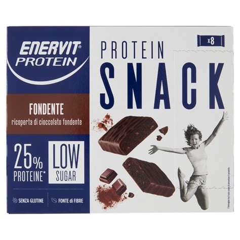 Infografica nutrizionale Enervit Protein Snack