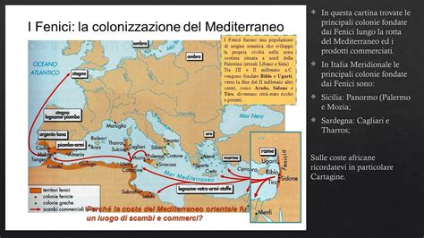 Mappa delle antiche rotte commerciali del Mediterraneo