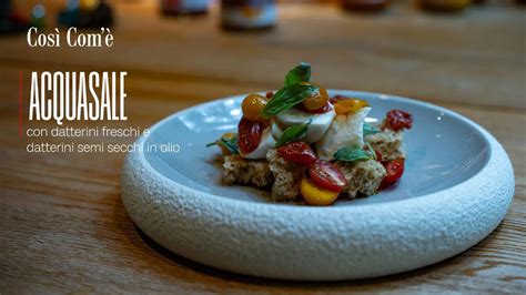 Ingredienti freschi e sale