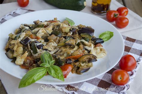 Melanzane e zucchine alla pizzaiola filanti