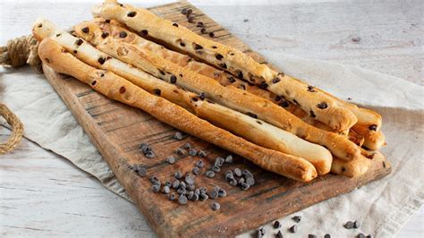 Ingredienti per grissini al cioccolato