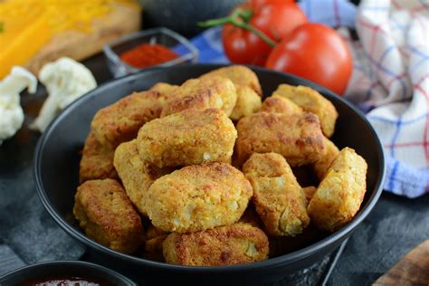 Nuggets di cavolfiore in friggitrice ad aria