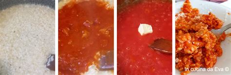 Una casseruola fumante di risotto al sugo con mozzarella