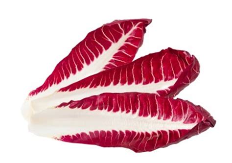 foglie di radicchio pronte per essere riempite