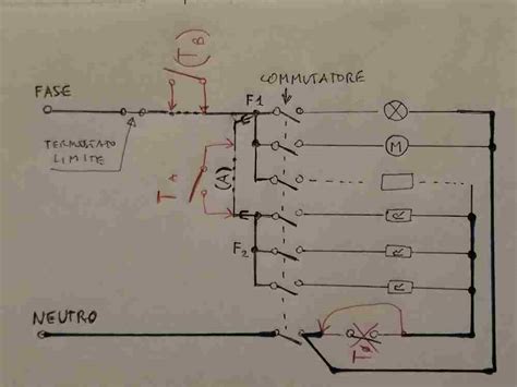 Schema di un forno elettrico con resistenze superiore e inferiore