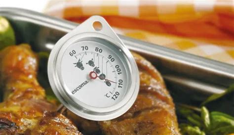 Termometro da forno posizionato all'interno di un forno