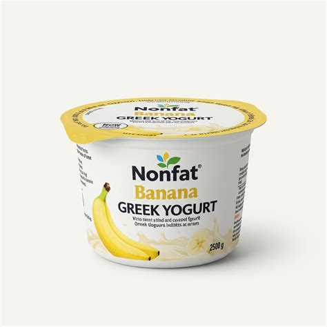 composizione banana yogurt crema