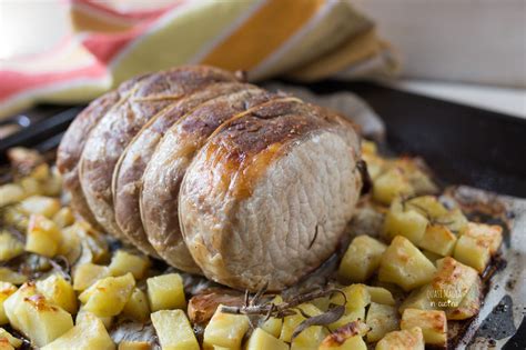 Arrosto di maiale al forno con patate