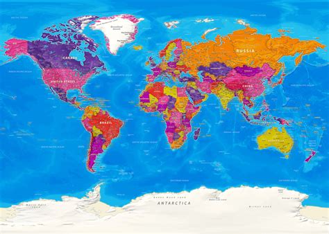 Mappa del mondo con icone di cibo che rappresentano diverse cucine