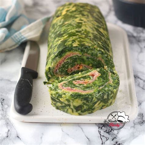 farcitura di spinaci e prosciutto cotto su fettina di carne