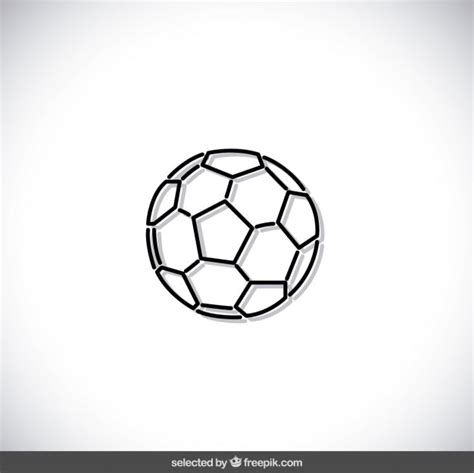 Pallone da calcio stilizzato