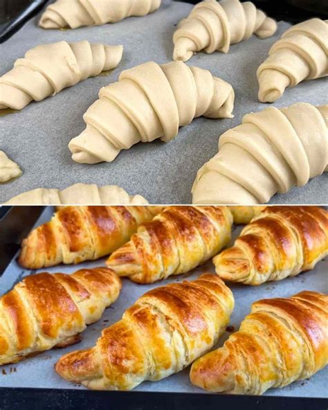 Ingredienti per l'impasto dei croissant