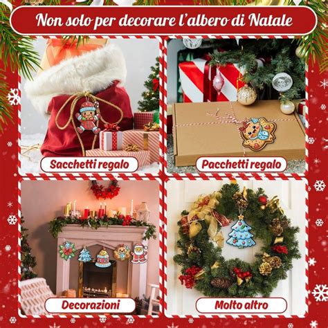 Decorazioni natalizie con biscotti