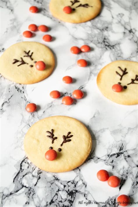 Biscotti di Natale a forma di renna